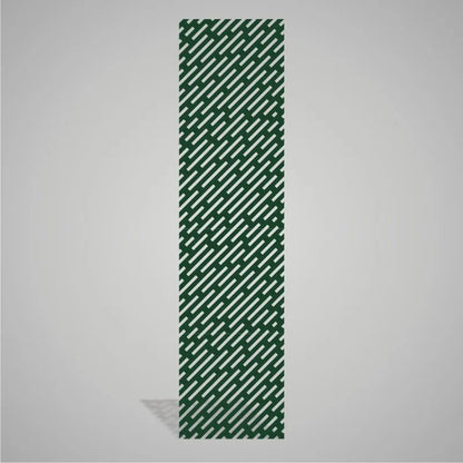 Self-adhesive Acoustic Felt Panel Lines 9 mm / Free Shipping-PET Felt Acoustic Panels-WallpanelsPRO-Dark Green-Wall Panels Pro