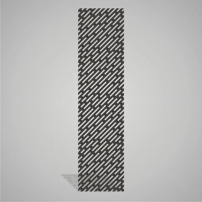 Self-adhesive Acoustic Felt Panel Lines 9 mm / Free Shipping-PET Felt Acoustic Panels-WallpanelsPRO-Dark Grey-Wall Panels Pro
