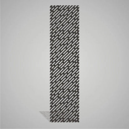 Self-adhesive Acoustic Felt Panel Lines 9 mm / Free Shipping-PET Felt Acoustic Panels-WallpanelsPRO-Dark Grey-Wall Panels Pro