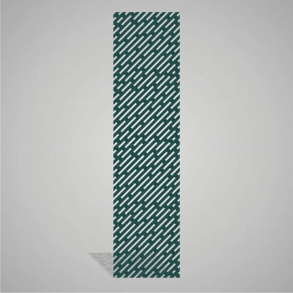 Self-adhesive Acoustic Felt Panel Lines 9 mm / Free Shipping-PET Felt Acoustic Panels-WallpanelsPRO-Dark Teal-Wall Panels Pro