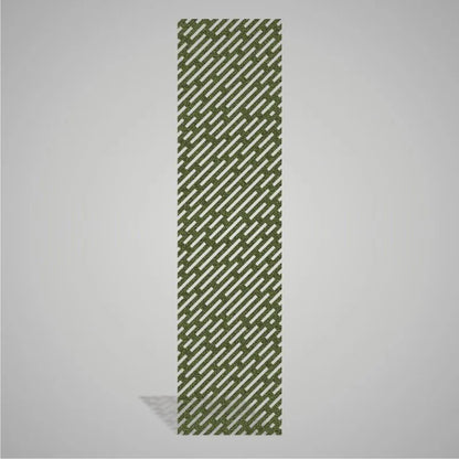 Self-adhesive Acoustic Felt Panel Lines 9 mm / Free Shipping-PET Felt Acoustic Panels-WallpanelsPRO-Forest Green-Wall Panels Pro