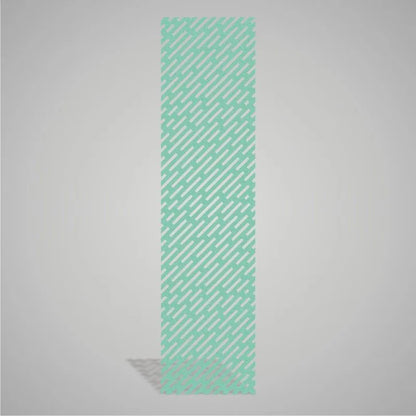 Self-adhesive Acoustic Felt Panel Lines 9 mm / Free Shipping-PET Felt Acoustic Panels-WallpanelsPRO-Light Teal-Wall Panels Pro