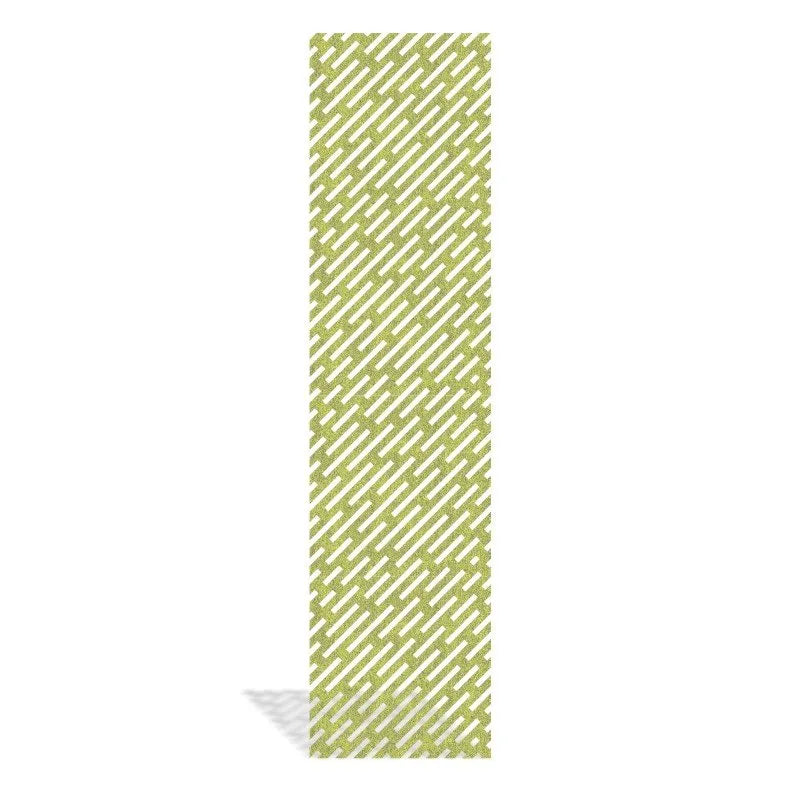 Self-adhesive Acoustic Felt Panel Lines 9 mm / Free Shipping-PET Felt Acoustic Panels-WallpanelsPRO-Marble Green-Wall Panels Pro