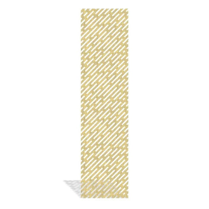 Self-adhesive Acoustic Felt Panel Lines 9 mm / Free Shipping-PET Felt Acoustic Panels-WallpanelsPRO-Marble Yellow-Wall Panels Pro