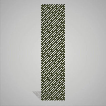 Self-adhesive Acoustic Felt Panel Lines 9 mm / Free Shipping-PET Felt Acoustic Panels-WallpanelsPRO-Moss Green-Wall Panels Pro