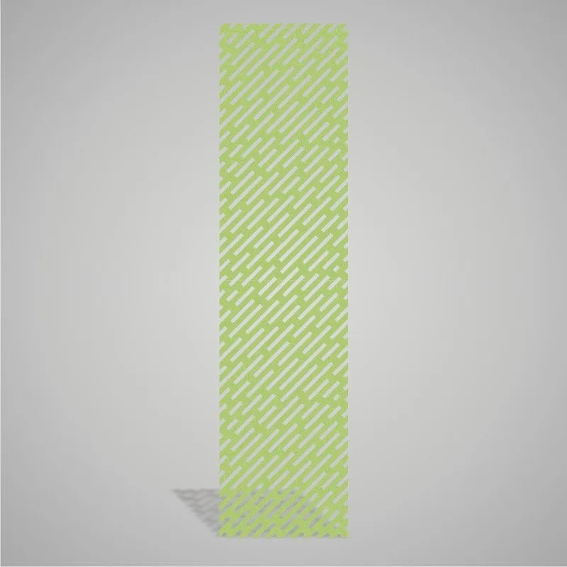 Self-adhesive Acoustic Felt Panel Lines 9 mm / Free Shipping-PET Felt Acoustic Panels-WallpanelsPRO-Salad Green-Wall Panels Pro