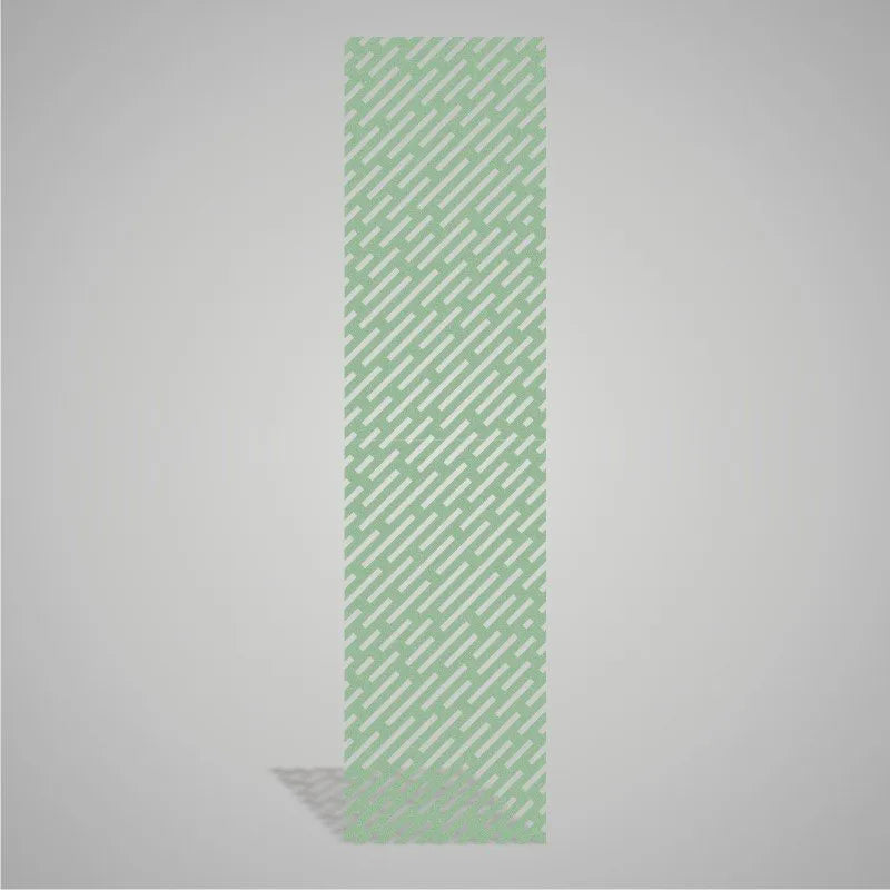Self-adhesive Acoustic Felt Panel Lines 9 mm / Free Shipping-PET Felt Acoustic Panels-WallpanelsPRO-Sea Green-Wall Panels Pro