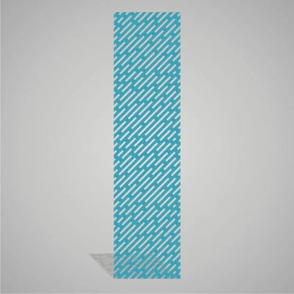 Self-adhesive Acoustic Felt Panel Lines 9 mm / Free Shipping-PET Felt Acoustic Panels-WallpanelsPRO-Teal Aqua-Wall Panels Pro