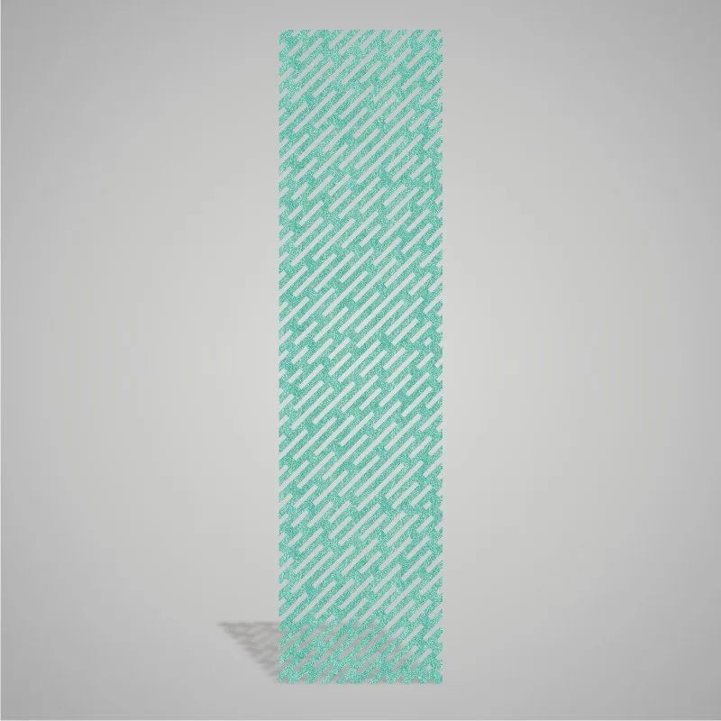 Self-adhesive Acoustic Felt Panel Lines 9 mm / Free Shipping-PET Felt Acoustic Panels-WallpanelsPRO-Tropical Sea Green-Wall Panels Pro