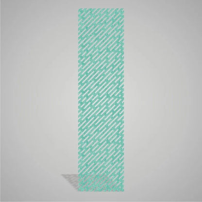 Self-adhesive Acoustic Felt Panel Lines 9 mm / Free Shipping-PET Felt Acoustic Panels-WallpanelsPRO-Tropical Sea Green-Wall Panels Pro