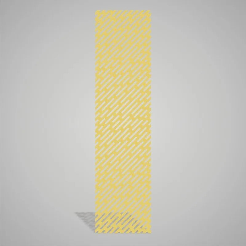 Self-adhesive Acoustic Felt Panel Lines 9 mm / Free Shipping-PET Felt Acoustic Panels-WallpanelsPRO-Yellow-Wall Panels Pro