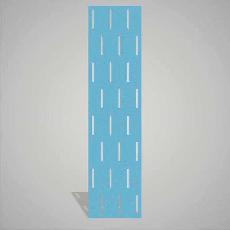 Self-adhesive Acoustic Felt Panel Stripes 9 mm-PET Felt Acoustic Panels-WallpanelsPRO-Aqua Blue-Wall Panels Pro