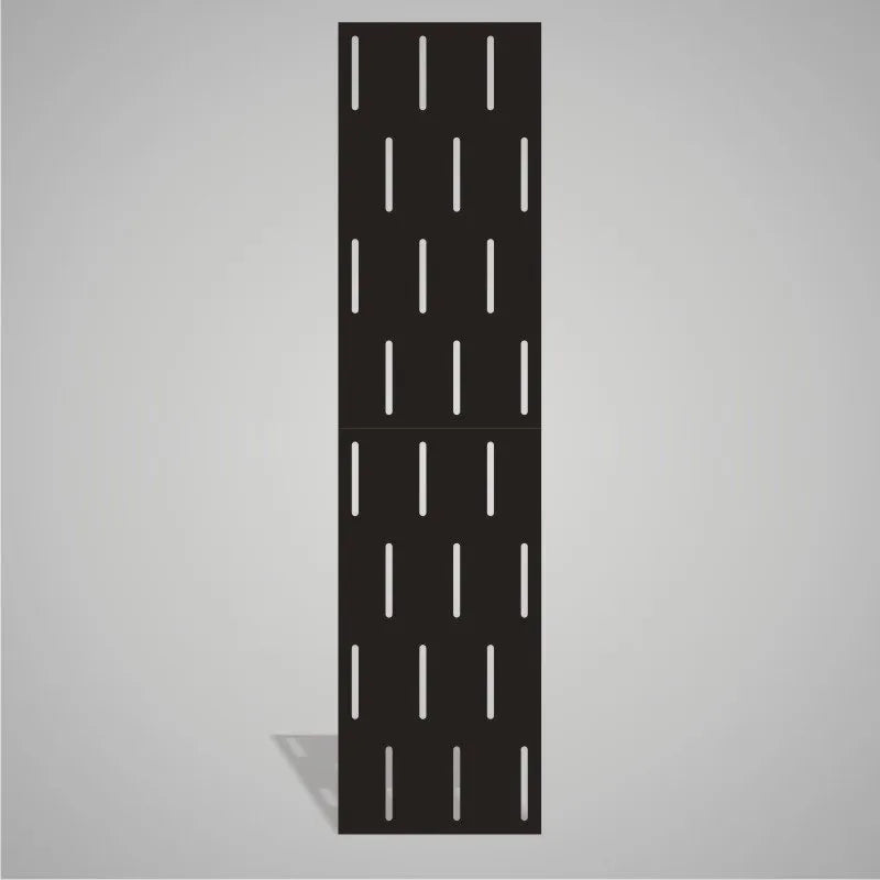 Self-adhesive Acoustic Felt Panel Stripes 9 mm-PET Felt Acoustic Panels-WallpanelsPRO-Black-Wall Panels Pro
