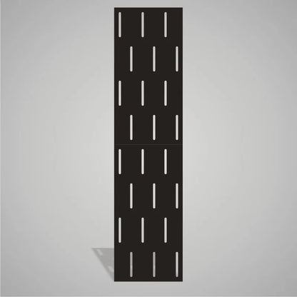 Self-adhesive Acoustic Felt Panel Stripes 9 mm-PET Felt Acoustic Panels-WallpanelsPRO-Black-Wall Panels Pro
