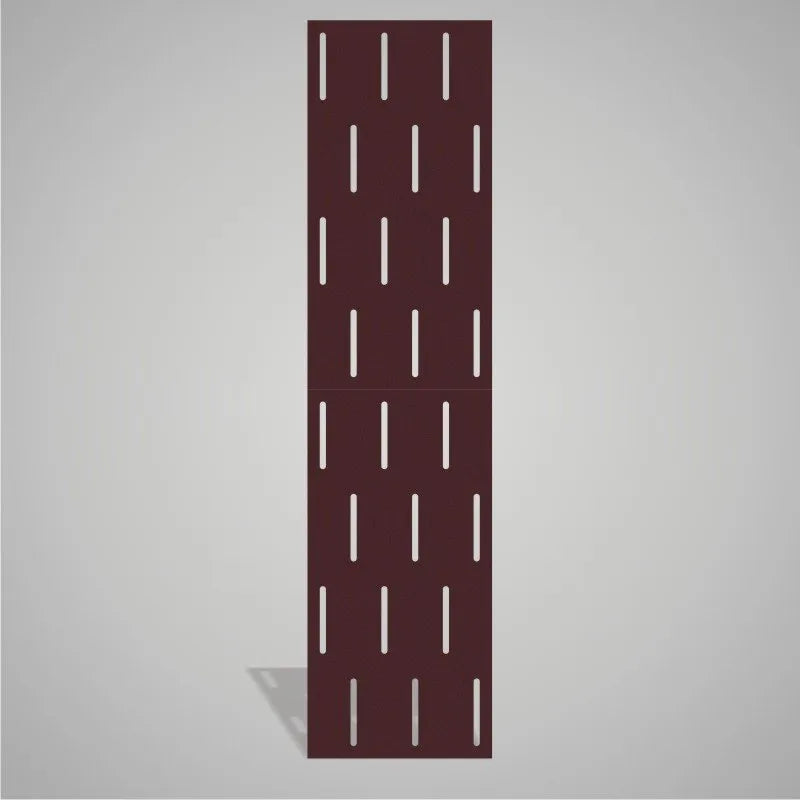 Self-adhesive Acoustic Felt Panel Stripes 9 mm-PET Felt Acoustic Panels-WallpanelsPRO-Dark Brown-Wall Panels Pro