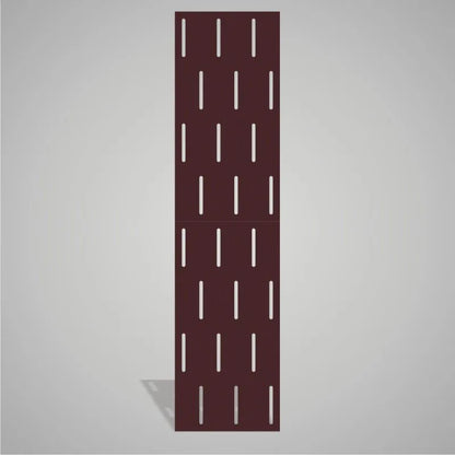 Self-adhesive Acoustic Felt Panel Stripes 9 mm-PET Felt Acoustic Panels-WallpanelsPRO-Dark Brown-Wall Panels Pro