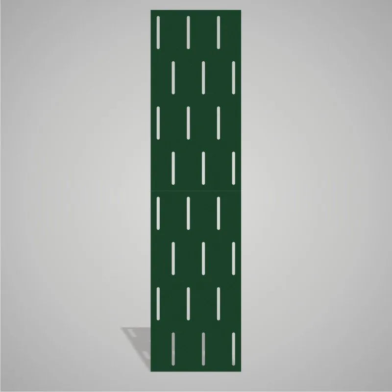Self-adhesive Acoustic Felt Panel Stripes 9 mm-PET Felt Acoustic Panels-WallpanelsPRO-Dark Green-Wall Panels Pro