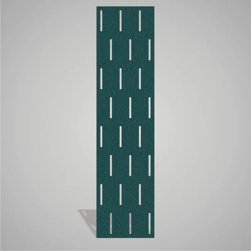 Self-adhesive Acoustic Felt Panel Stripes 9 mm-PET Felt Acoustic Panels-WallpanelsPRO-Dark Teal-Wall Panels Pro