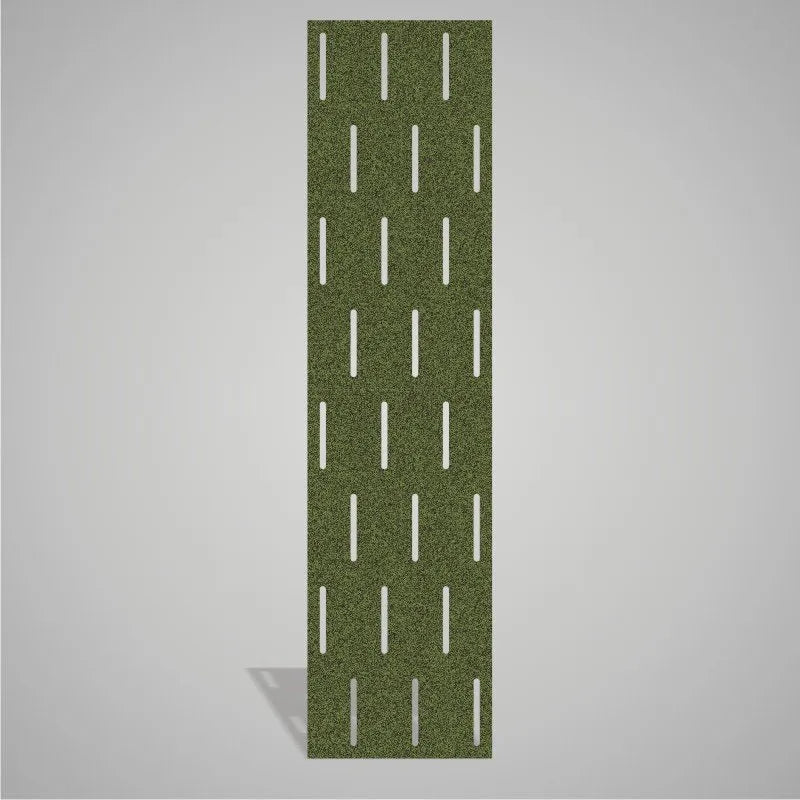 Self-adhesive Acoustic Felt Panel Stripes 9 mm-PET Felt Acoustic Panels-WallpanelsPRO-Forest Green-Wall Panels Pro