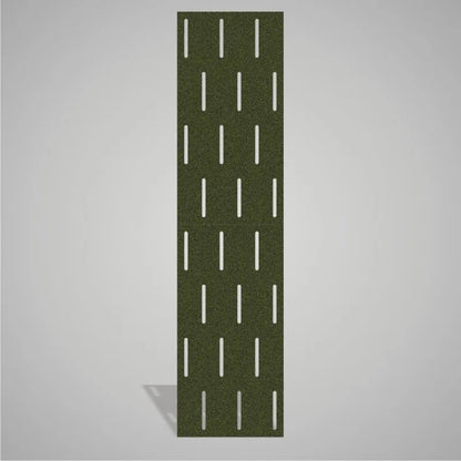Self-adhesive Acoustic Felt Panel Stripes 9 mm-PET Felt Acoustic Panels-WallpanelsPRO-Moss Green-Wall Panels Pro