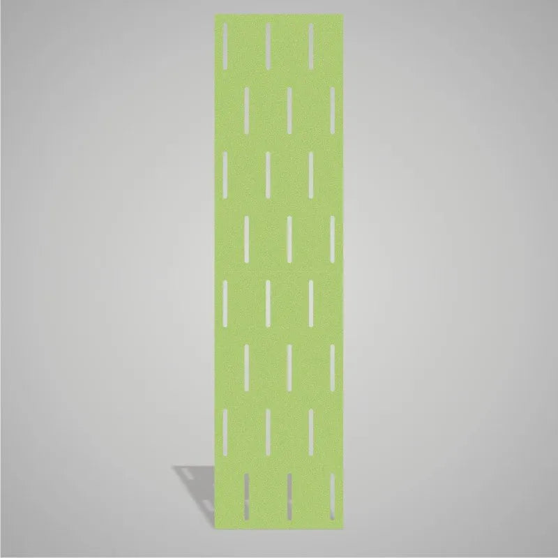 Self-adhesive Acoustic Felt Panel Stripes 9 mm-PET Felt Acoustic Panels-WallpanelsPRO-Salad Green-Wall Panels Pro