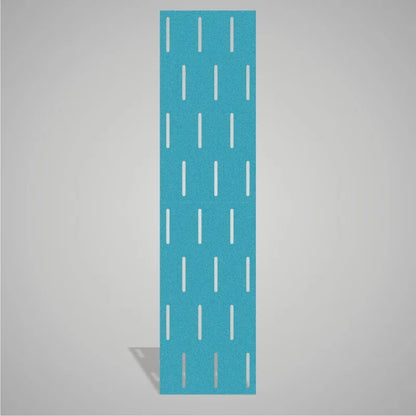 Self-adhesive Acoustic Felt Panel Stripes 9 mm-PET Felt Acoustic Panels-WallpanelsPRO-Teal Aqua-Wall Panels Pro