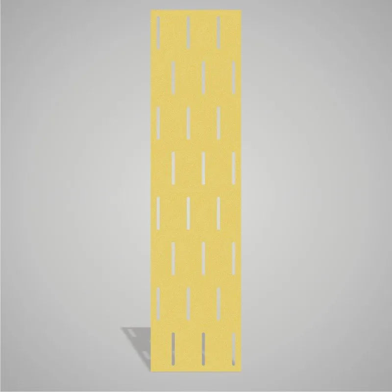 Self-adhesive Acoustic Felt Panel Stripes 9 mm-PET Felt Acoustic Panels-WallpanelsPRO-Yellow-Wall Panels Pro