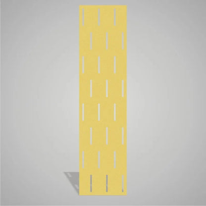 Self-adhesive Acoustic Felt Panel Stripes 9 mm-PET Felt Acoustic Panels-WallpanelsPRO-Yellow-Wall Panels Pro