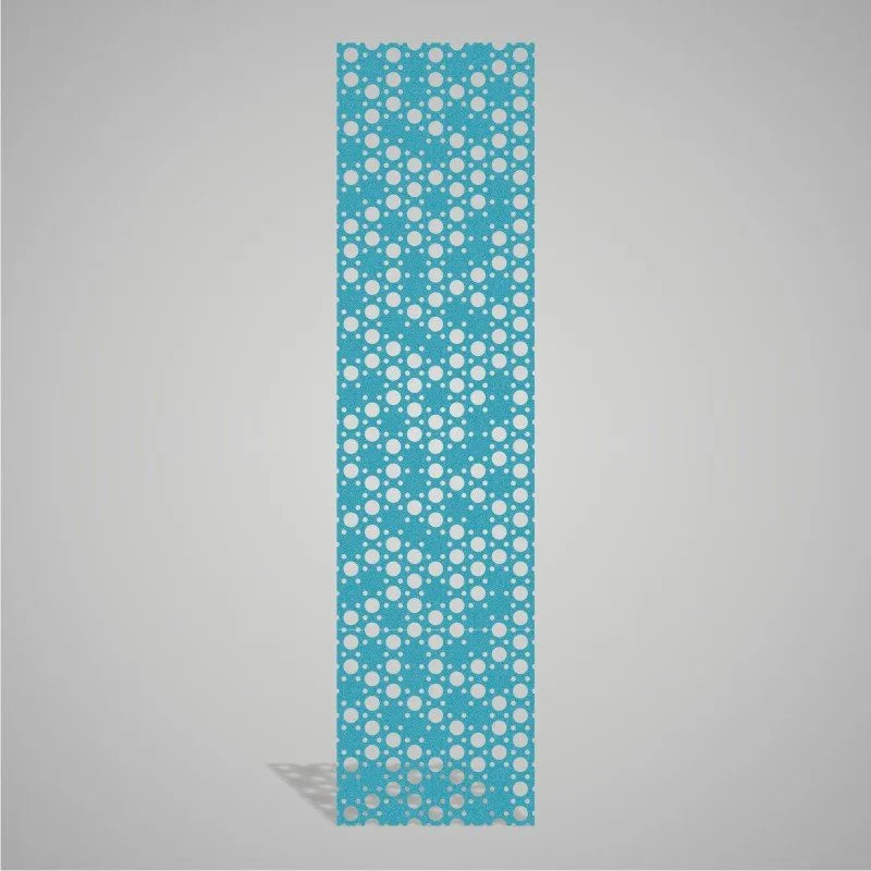 Self-adhesive Acoustic Felt Panel Circles 9 mm / Free Shipping-PET Felt Acoustic Panels-WallpanelsPRO-Teal Aqua-Wall Panels Pro