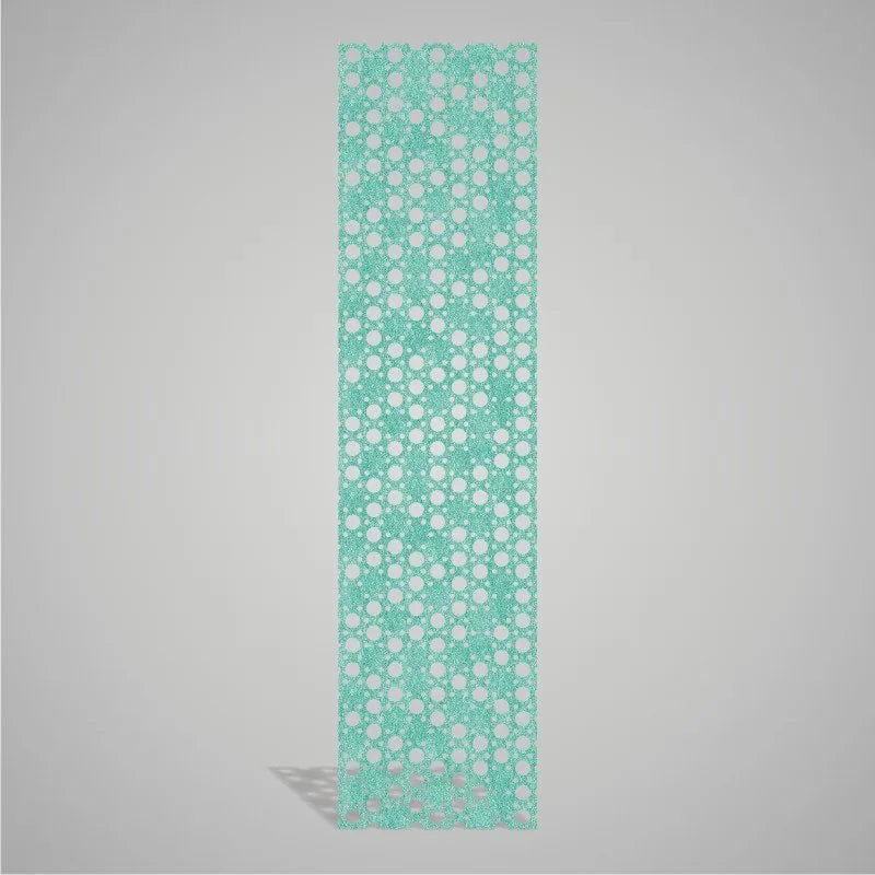 Self-adhesive Acoustic Felt Panel Circles 9 mm / Free Shipping-PET Felt Acoustic Panels-WallpanelsPRO-Tropical Sea Green-Wall Panels Pro
