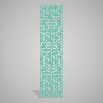 Self-adhesive Acoustic Felt Panel Circles 9 mm / Free Shipping-PET Felt Acoustic Panels-WallpanelsPRO-Tropical Sea Green-Wall Panels Pro