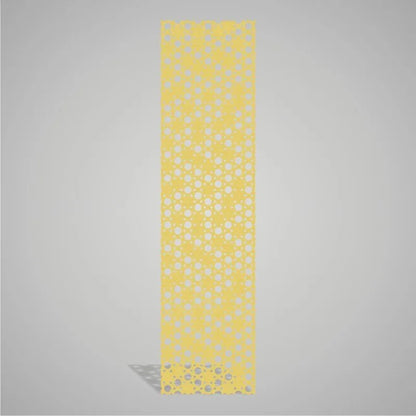 Self-adhesive Acoustic Felt Panel Circles 9 mm / Free Shipping-PET Felt Acoustic Panels-WallpanelsPRO-Yellow-Wall Panels Pro