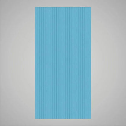 Self-adhesive Acoustic Felt Panel Slatted 9 mm / Free Shipping-PET Felt Acoustic Panels-WallpanelsPRO-Teal Aqua-Wall Panels Pro