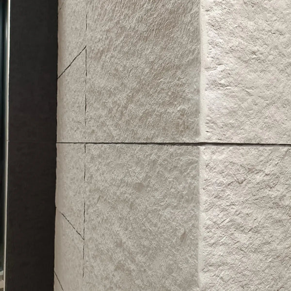 Rough stone installation