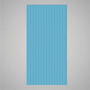 Self-adhesive Acoustic Felt Panel Slatted 9 mm / Free Shipping-PET Felt Acoustic Panels-WallpanelsPRO-Aqua Blue-Wall Panels Pro