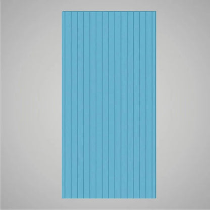 Self-adhesive Acoustic Felt Panel Slatted 9 mm / Free Shipping-PET Felt Acoustic Panels-WallpanelsPRO-Aqua Blue-Wall Panels Pro