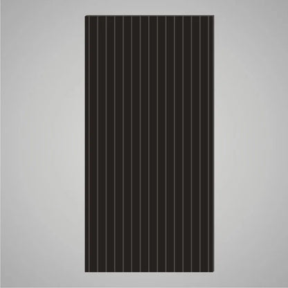 Self-adhesive Acoustic Felt Panel Slatted 9 mm / Free Shipping-PET Felt Acoustic Panels-WallpanelsPRO-Black-Wall Panels Pro