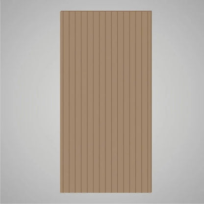 Self-adhesive Acoustic Felt Panel Slatted 9 mm / Free Shipping-PET Felt Acoustic Panels-WallpanelsPRO-Camel-Wall Panels Pro
