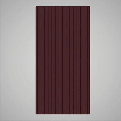 Self-adhesive Acoustic Felt Panel Slatted 9 mm / Free Shipping-PET Felt Acoustic Panels-WallpanelsPRO-Dark Brown-Wall Panels Pro