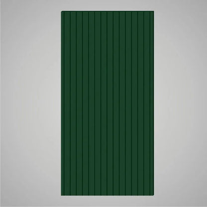 Self-adhesive Acoustic Felt Panel Slatted 9 mm / Free Shipping-PET Felt Acoustic Panels-WallpanelsPRO-Dark Green-Wall Panels Pro