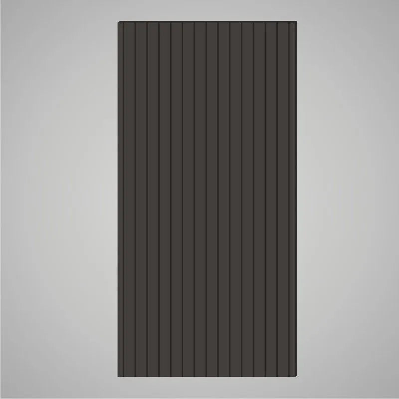 Self-adhesive Acoustic Felt Panel Slatted 9 mm / Free Shipping-PET Felt Acoustic Panels-WallpanelsPRO-Dark Grey-Wall Panels Pro