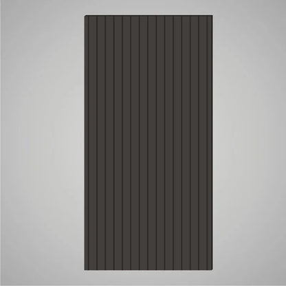 Self-adhesive Acoustic Felt Panel Slatted 9 mm / Free Shipping-PET Felt Acoustic Panels-WallpanelsPRO-Dark Grey-Wall Panels Pro