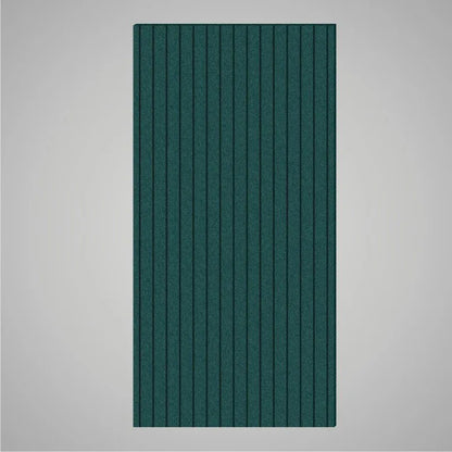 Self-adhesive Acoustic Felt Panel Slatted 9 mm / Free Shipping-PET Felt Acoustic Panels-WallpanelsPRO-Dark Teal-Wall Panels Pro