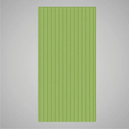 Self-adhesive Acoustic Felt Panel Slatted 9 mm / Free Shipping-PET Felt Acoustic Panels-WallpanelsPRO-Green-Wall Panels Pro