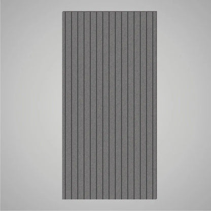Self-adhesive Acoustic Felt Panel Slatted 9 mm / Free Shipping-PET Felt Acoustic Panels-WallpanelsPRO-Grey-Wall Panels Pro