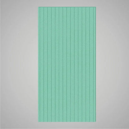 Self-adhesive Acoustic Felt Panel Slatted 9 mm / Free Shipping-PET Felt Acoustic Panels-WallpanelsPRO-Light Teal-Wall Panels Pro