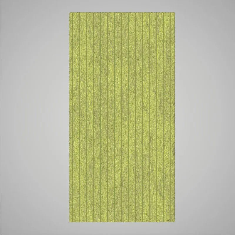 Self-adhesive Acoustic Felt Panel Slatted 9 mm / Free Shipping-PET Felt Acoustic Panels-WallpanelsPRO-Marble Green-Wall Panels Pro