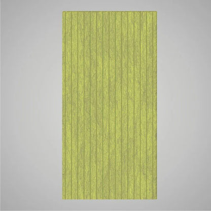Self-adhesive Acoustic Felt Panel Slatted 9 mm / Free Shipping-PET Felt Acoustic Panels-WallpanelsPRO-Marble Green-Wall Panels Pro