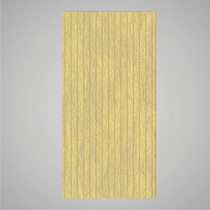 Self-adhesive Acoustic Felt Panel Slatted 9 mm / Free Shipping-PET Felt Acoustic Panels-WallpanelsPRO-Marble Yellow-Wall Panels Pro