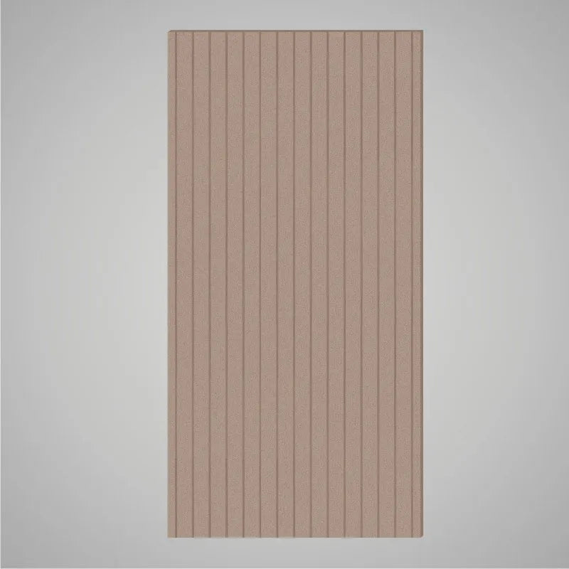 Self-adhesive Acoustic Felt Panel Slatted 9 mm / Free Shipping-PET Felt Acoustic Panels-WallpanelsPRO-Rustick Greige-Wall Panels Pro